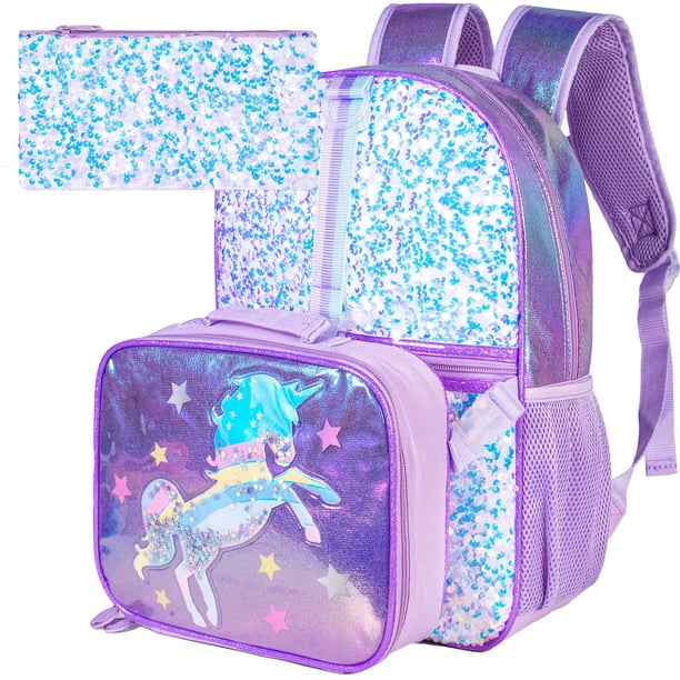 3PCS Dinosaur Backpack for Boys, 16”Kids Bookbag with Lunch Box, School Bag for Elementary Toddler