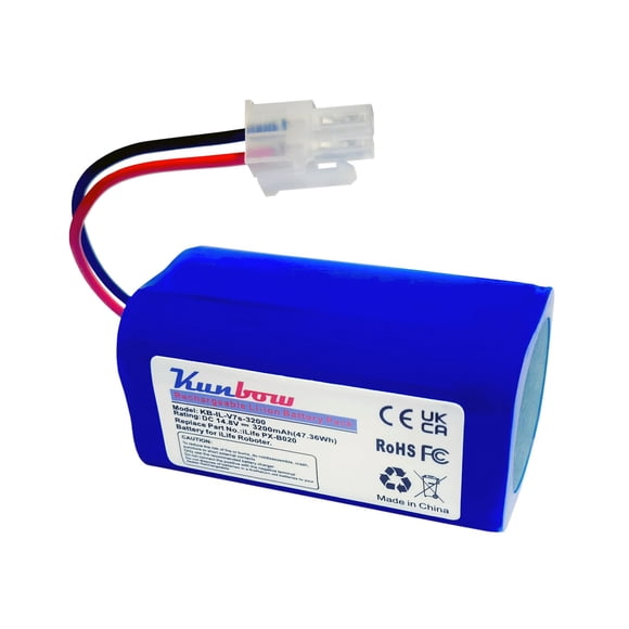 Batería de repuesto kunbow 3200 mAh 14,8 V para iLife A4, V7