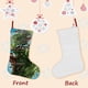 thumbnail image 3 of Jack el Cazagigantes Tema: Calcetines de Navidad, fino lino blanco para colgar en escaleras y chimenea, decoración navideña para el hogar, regalo de Navidad. 45cm × 32cm, 3 of 5