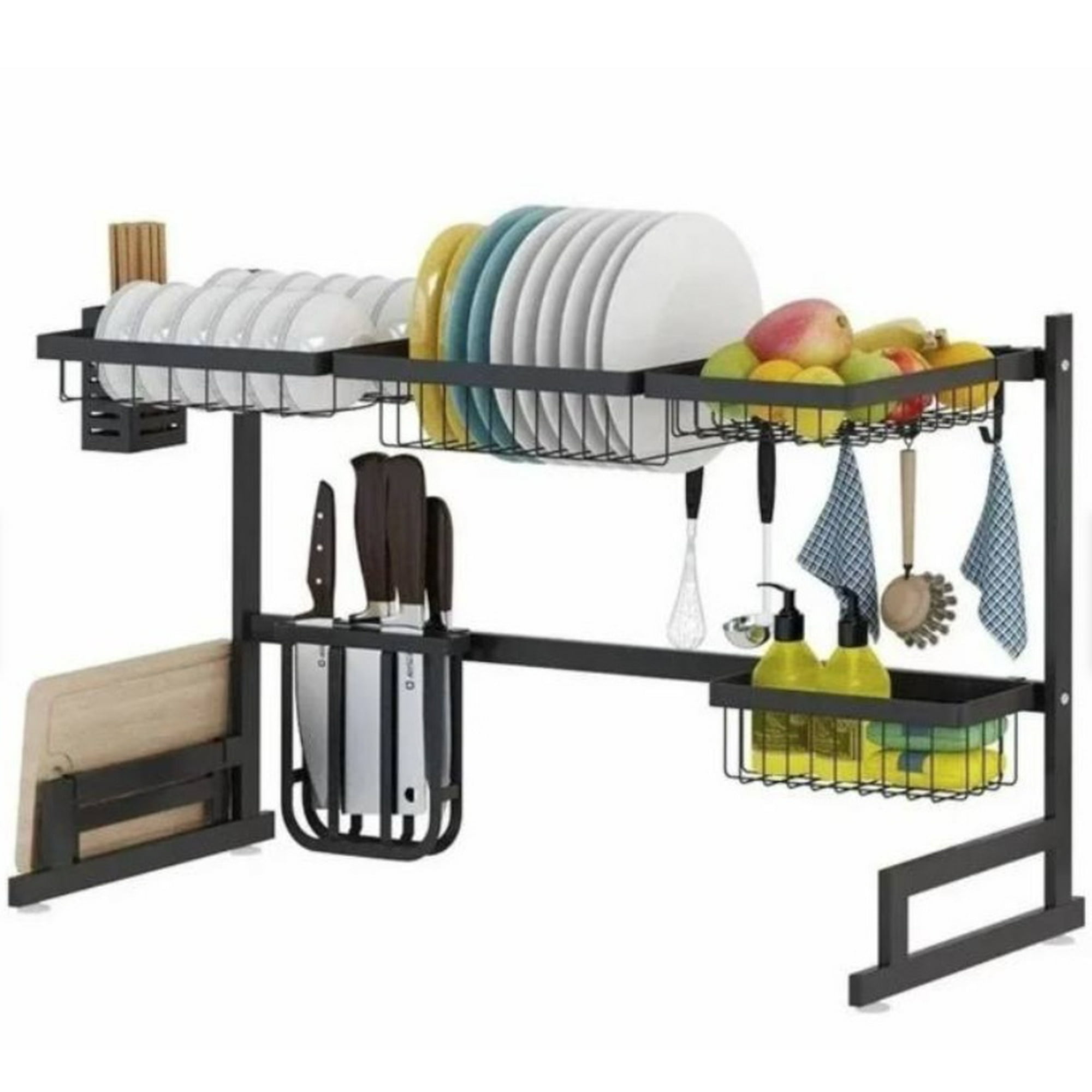 Tomasstore - Rack Escurridor Organizador Cocina Secador Platos 85cm Xl