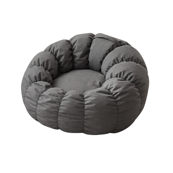 Puf Sofá Ocio Adultos Con Asa Sofá Perezoso Para El Hogar Dormitorio Lectura Gris