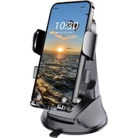 Genérico - Soporte De Teléfono Marino Ajustable 360° - Soporte De Ventosa Impermeable Para Salpicadero Y Escritorio, Soporte De Móvil Universal Resistente Para Iphone Samsung Google Smartphones - Negro
