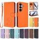 thumbnail image 3 of Funda de Gato tipo Libro para Samsung Galaxy A27 5G, Naranja, 3 of 6