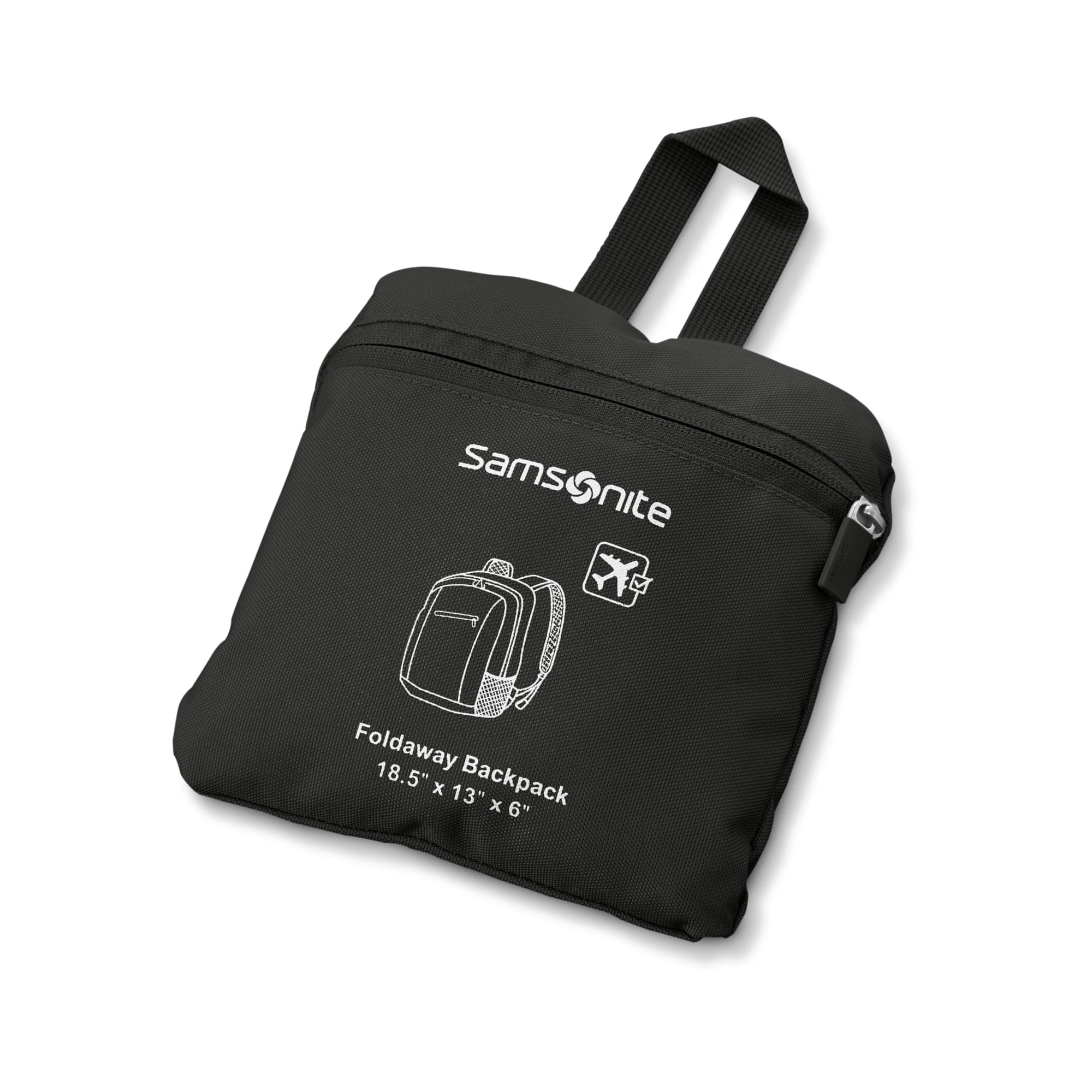 Mochila Samsonite Plegable Negra 47x33x15 Cm