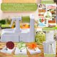 thumbnail image 3 of Brieftons 5Blade Countertop Vegetable Spiralizer and Veggie, 3 of 3