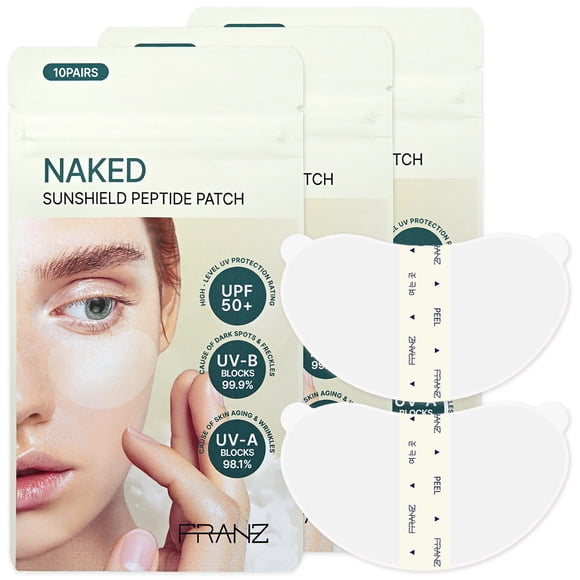 Protector solar FRANZ Naked Sunshield UVP 50+ Pack de 30 pares
