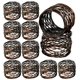 thumbnail image 1 of Anillos para servilleta CLEENTABLE Bronce 12 unidades 5 × 5 × 4 cm, 1 of 9