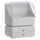 thumbnail image 4 of Organizador De Maquillaje De Escritorio Caddy Holder Organizadores De Cuidado De La Piel Para Cajón De Encimera Flip White, 4 of 5