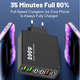 thumbnail image 2 of Cargador De Pared, Múltiples Puertos Usb Y Tipo C 200w Negro, 2 of 4
