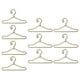 thumbnail image 2 of 10x Soporte De Ropa En Miniatura Juego De Simulación Casa De Muñecas Juego Para 1/12 1/8 Oro M, 2 of 3