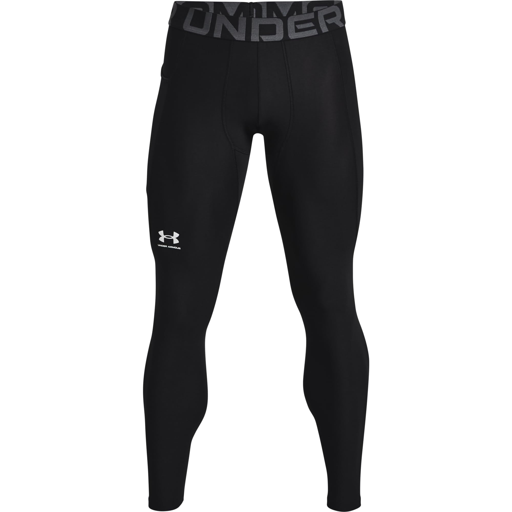 Leggins Under Armour Heatgear Armour Para Hombre, Color Negro/gris