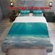 thumbnail image 1 of 3pcs Sunlight Penetrates Water to Illuminate the Sea Bottom Themed Bedding Set featuring a soft duvet cover and two pillowcases. Suitable for all seasons, 1 of 5