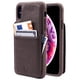 thumbnail image 1 of Funda Vaultskin Eton para iPhone X/XS color marrón con billetera, 1 of 4