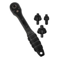 Magideal - Llave De Trinquete Rápida Que Ahorra Esfuerzo, Portabrocas De Mano Multiusos, Resistente, Portátil Y Flexible, Llave Para Mantenimiento Del Hogar Y El