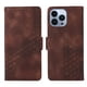 thumbnail image 3 of Carcasa FOXDOCK iPhone 12 Pro Max de cuero PU, diseño acolchado clásico, protección contra caídas y rayones, 3 of 5