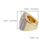 thumbnail image 5 of Anillos Brillantes Punky de Rapero de Lujo a la Moda para Hombre Brillantes con Iced out Hip Hop Zirconia Cúbica Anillos de Compromiso para Hombre, 5 of 9