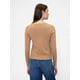 thumbnail image 3 of Cárdigan de cuello redondo para mujer GAP color camel talla M, 3 of 5