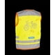 thumbnail image 2 of Chaleco Reflectante para Niños Nutty Talla M Amarillo, 2 of 4