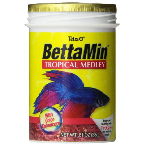 Alimento Para Peces Tetra Bettamin Flakes, 23 Ml, Para Peces Que Luchan Contra Siameses