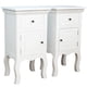 thumbnail image 1 of Set 2 Veladores Librero Parma Puerta + Cajon Blanco, 1 of 5
