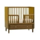 thumbnail image 4 of Cama De Bebé Para Casa De Muñecas 1:12, Juego De Simulación, Cama De Muñeca En Miniatura Para Habitación, Hogar, Marrón, 4 of 5
