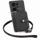 thumbnail image 1 of Funda Tipo Cartera con Correa Cruzada para Xiaomi Redmi Note 13 Pro 4G Protección Contra Golpes Negro, 1 of 6