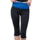 thumbnail image 1 of Jess de Meiko Leggings Capri Casual Athleisure para Mujer con Cintura Doblada en Contraste Elástica Negro y Azul S, 1 of 6