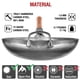 thumbnail image 5 of Wok YOSUKATA de acero al carbono con fondo redondo, 14 pulgadas, para saltear, 5 of 8