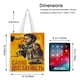 thumbnail image 5 of Self-Reliance Movie Bolso de tela con estampado de lienzo para mujer, bolsa de compras reutilizable y estética, con cremallera interior, regalo para mujer, 35 × 40 cm., 5 of 6