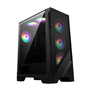 Gabinete Gamer Msi Mag Forge 120A Airflow Panel Vidrio 6Fan Atx