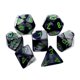 thumbnail image 1 of Dice Chessex Gemini Mini negro/gris con números verdes de 10 mm, 1 of 2