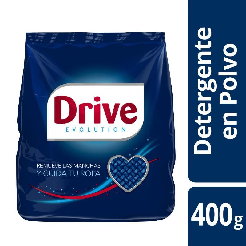 Detergente Polvo Evolution Bolsa 400 g Drive