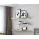thumbnail image 5 of Soportes de pared SAYAYO, metal hierro blanco, 15 x 12 cm, 4 unidades, 5 of 8