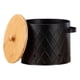 thumbnail image 1 of Contenedor De Almacenamiento De Verduras, Contenedor De Almacenamiento De Alimentos Para Mostrador, Restaurante, Cocina, Negro, Grande, 1 of 5