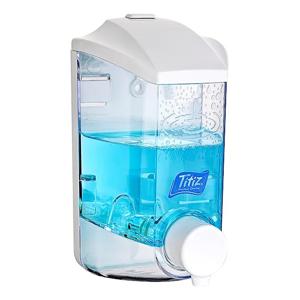 Genérico - Dispensador De Jabón Liquido, Alcohol Gel Titiz 400 Ml Blanco