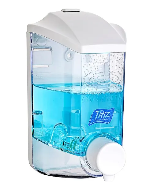 Genérico - Dispensador De Jabón Liquido, Alcohol Gel Titiz 400 Ml Blanco