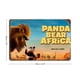 thumbnail image 2 of Oso Panda en África Cartel Metálico, Decoración de Pared de Cartel Metálico Personalizado para Regalos de Fans, Amigos, Familia y Amantes 30*40cm, 2 of 6
