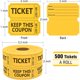 thumbnail image 2 of ESSENTIAL 500 Raffle Tickets Double Roll, 5050 Tickets Roll, 2 of 3