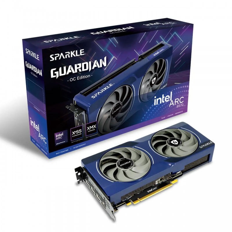 Eyl Store - Tarjeta De Video Sparkle Intel Arc B570 Guardian Oc 10gb Gddr6 Pcie 4.0