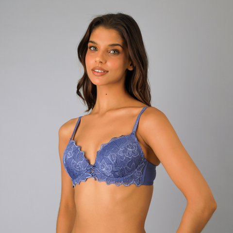 Sosten Push Up Flores Mujer 3333-274