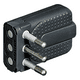thumbnail image 1 of Enchufe Macho Volante 10a 2p + T Bticino Convertible Negro, 1 of 3