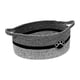 thumbnail image 3 of Cesta Tejida De Cuerda De Algodón, Cesta De Regalo Suave, Vacía Para Armario De Ba?o, Ropa, Color Negro Y Gris., 3 of 5