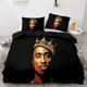 thumbnail image 1 of Tupac Amaru Shakur Bedding Set Duvet Cover Bed Set Quilt Cover Pillowcase Comforter Boys Adult Bedding Set, 1 of 5