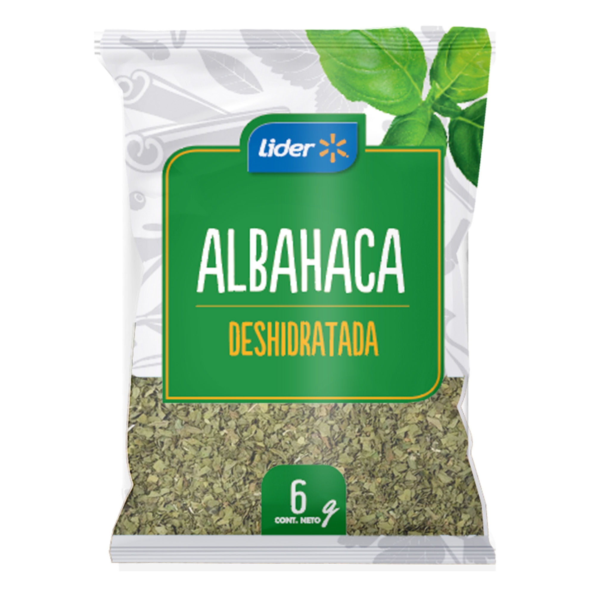 Albahaca Deshidratada 6 g Lider