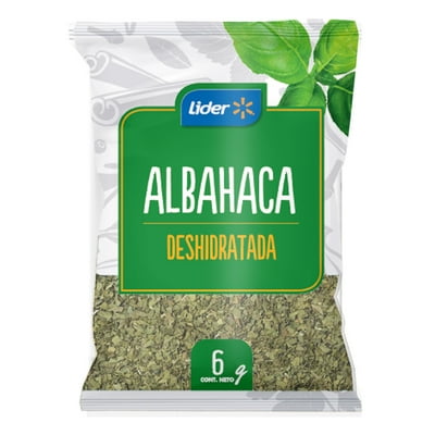 Albahaca Deshidratada 6 G Lider