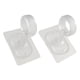 thumbnail image 1 of 2 Soportes Para Barra De Cortina De Techo, Soportes De Montaje Para Dormitorio De Hotel, Sala De Estar, Transparentes, 1 of 5