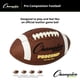 thumbnail image 2 of Balón de fútbol americano Champion Sports Pee Wee Pro de cuero marrón, 2 of 6