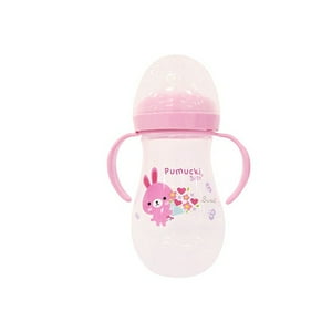 Pumucki - Mamadera Boca Ancha 300Ml Rosado