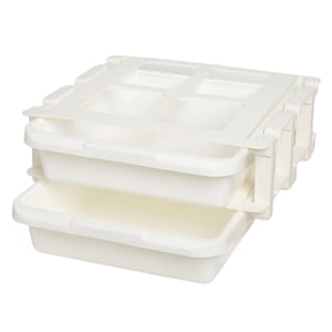 Magideal - Organizador De Cajones Debajo Del Escritorio, Organizadores Y Almacenamiento Deslizables Ocultos, Bandeja De Cajón Autoadhesiva, Cajones De Almacenami - Nivel Doble