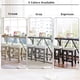 thumbnail image 2 of TOPMAX Farmhouse 3-Piece Counter Height Dining Table Set with USB Port and Upholstered Stools,Espresso, 2 of 3